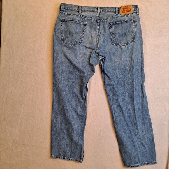 Levis 559 Jeans Mens 42 X 30 Relaxed Straight Leg Medium Wash - Picture 2 of 12